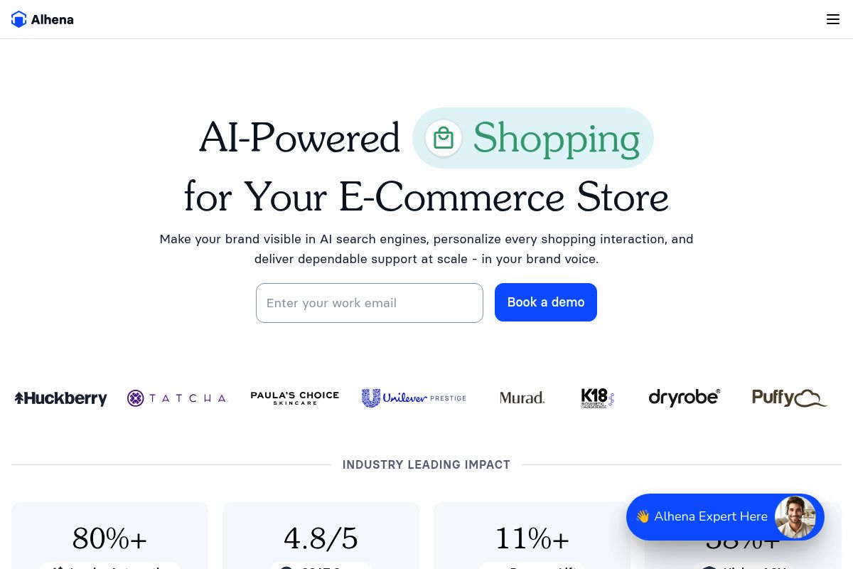 10. Alhena AI Visibility: Best for Ecommerce SKU-Level Tracking