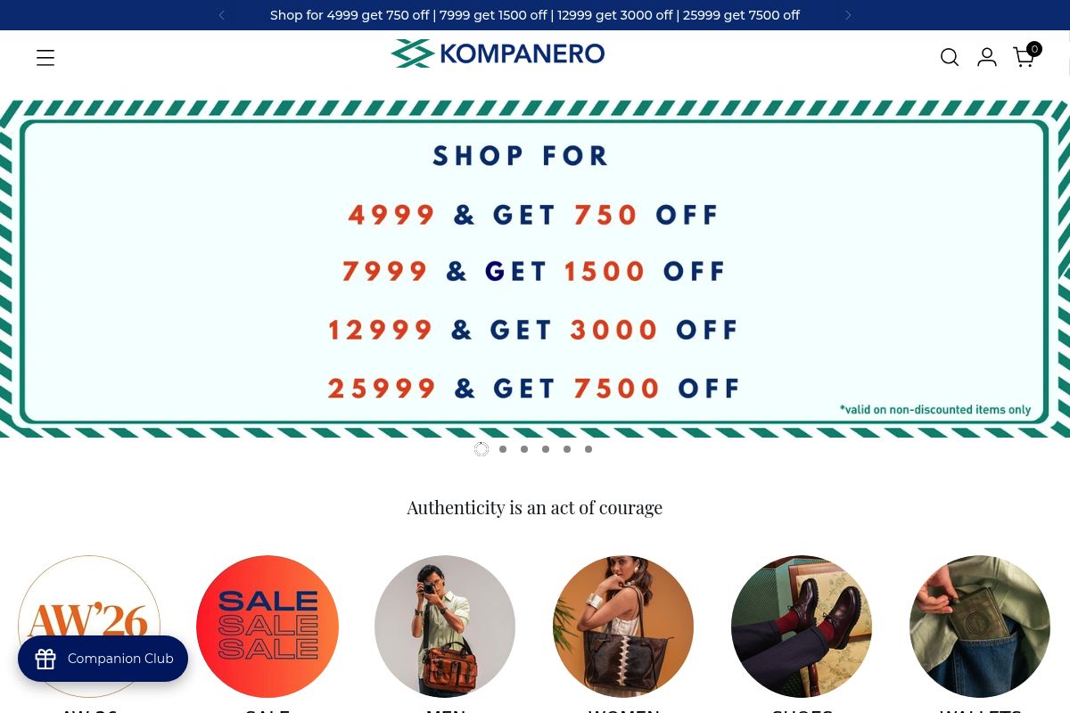 2. Kompanero: Best for Full-Grain Leather With Rugged Vintage Character