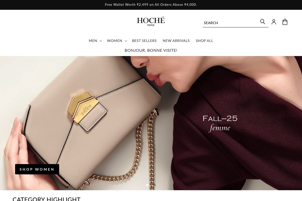 4. Hoche Paris: Best for Parisian-Inspired Executive Style