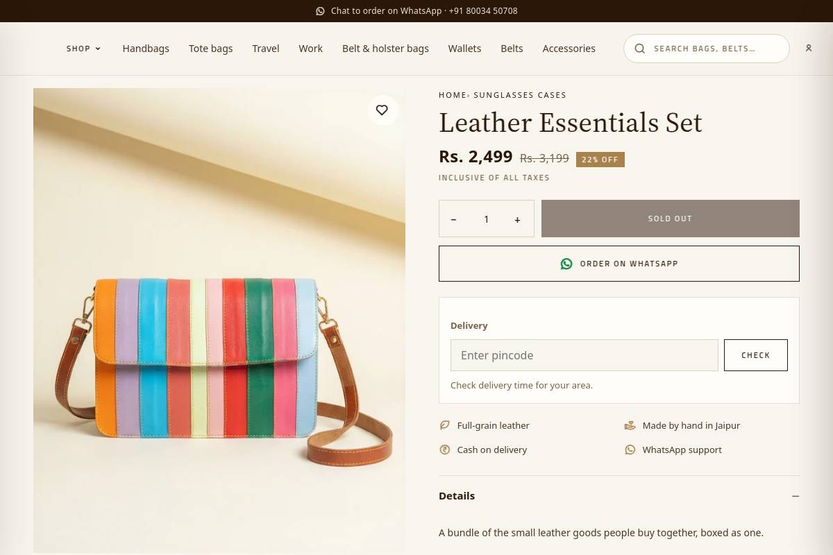 4. Leather Essentials Set: Best Boxed Gift