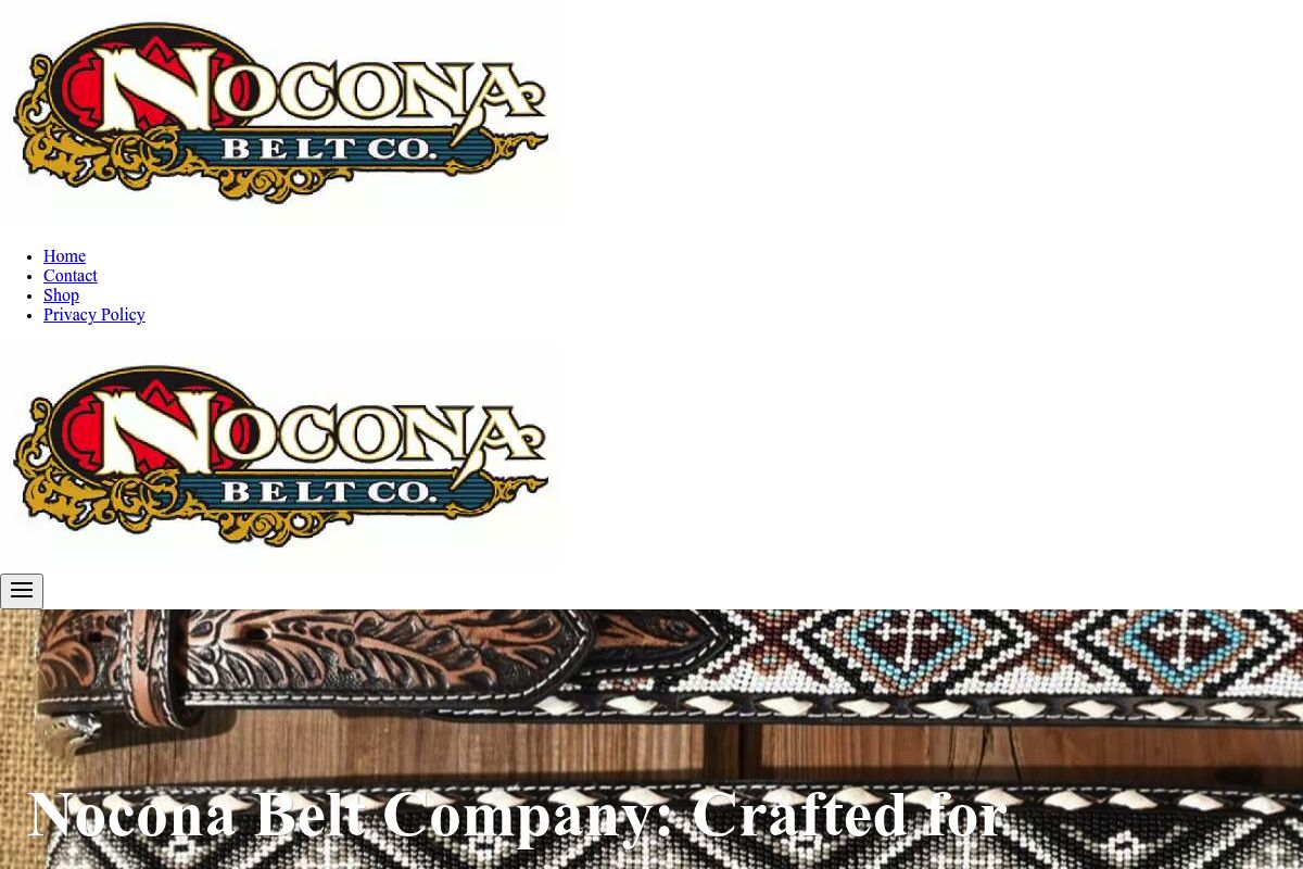 4. Nocona Belt Co: Best for Classic Full-Grain Ranch Heritage