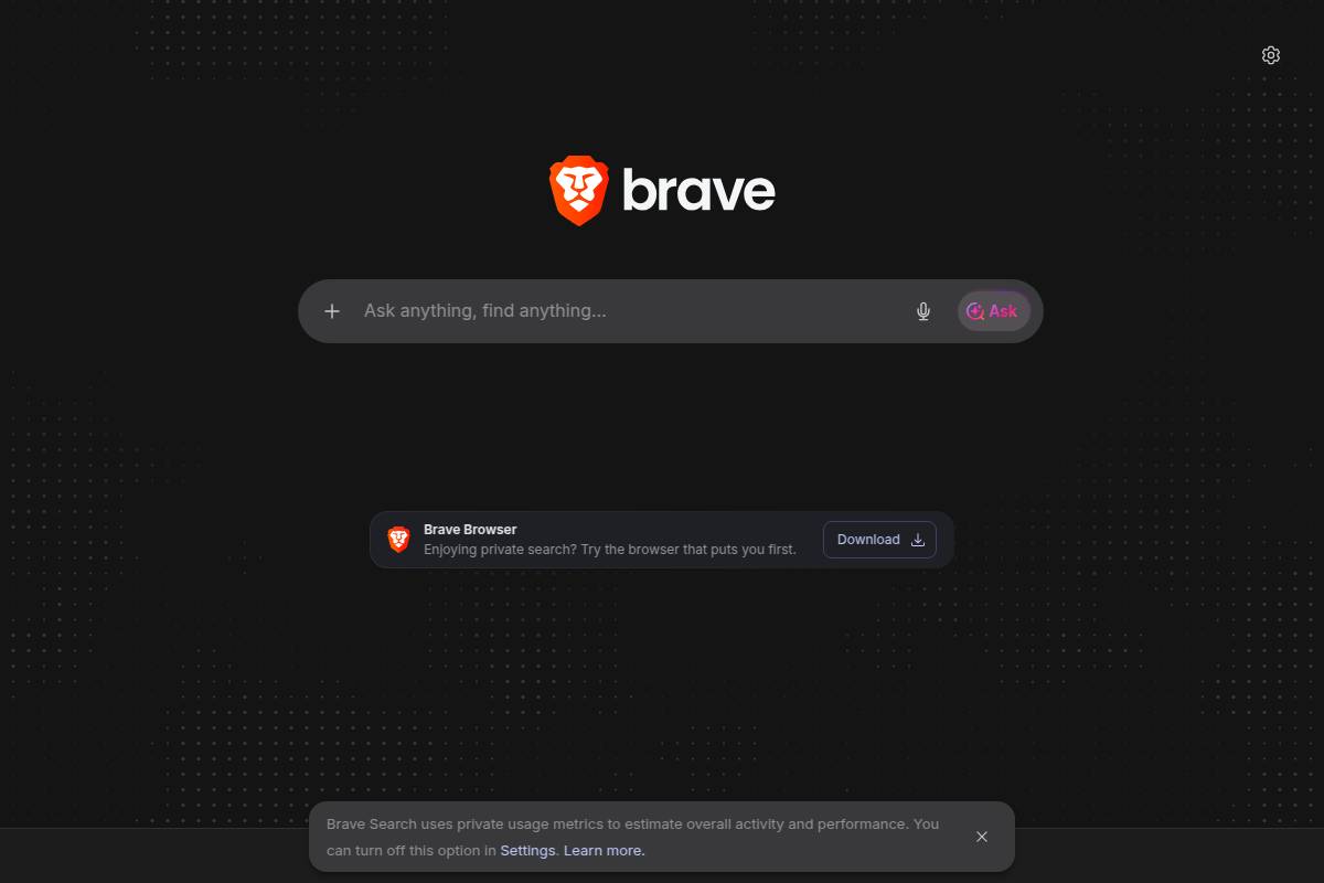 5. Brave Search: Best for an Independent Index and Privacy