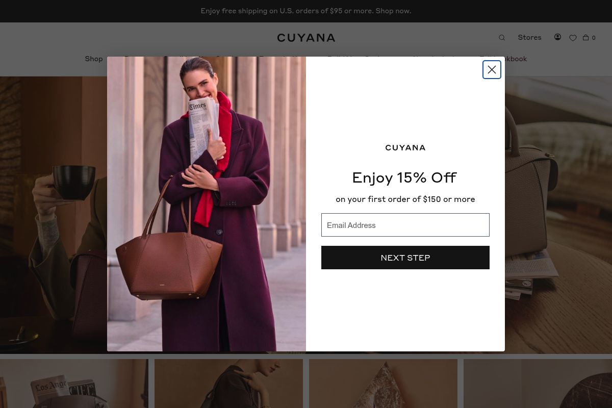 5. Cuyana: Best for Modular Everyday Work Totes