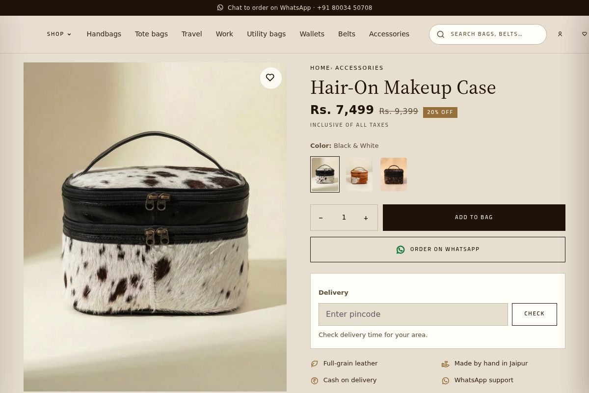 5. Hair-On Makeup Case: Best Vanity Case