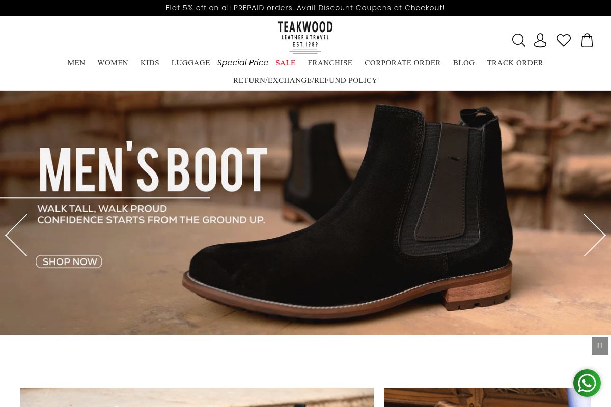 5. Teakwood Leathers: Best for Heritage, Vintage-Inspired Craftsmanship