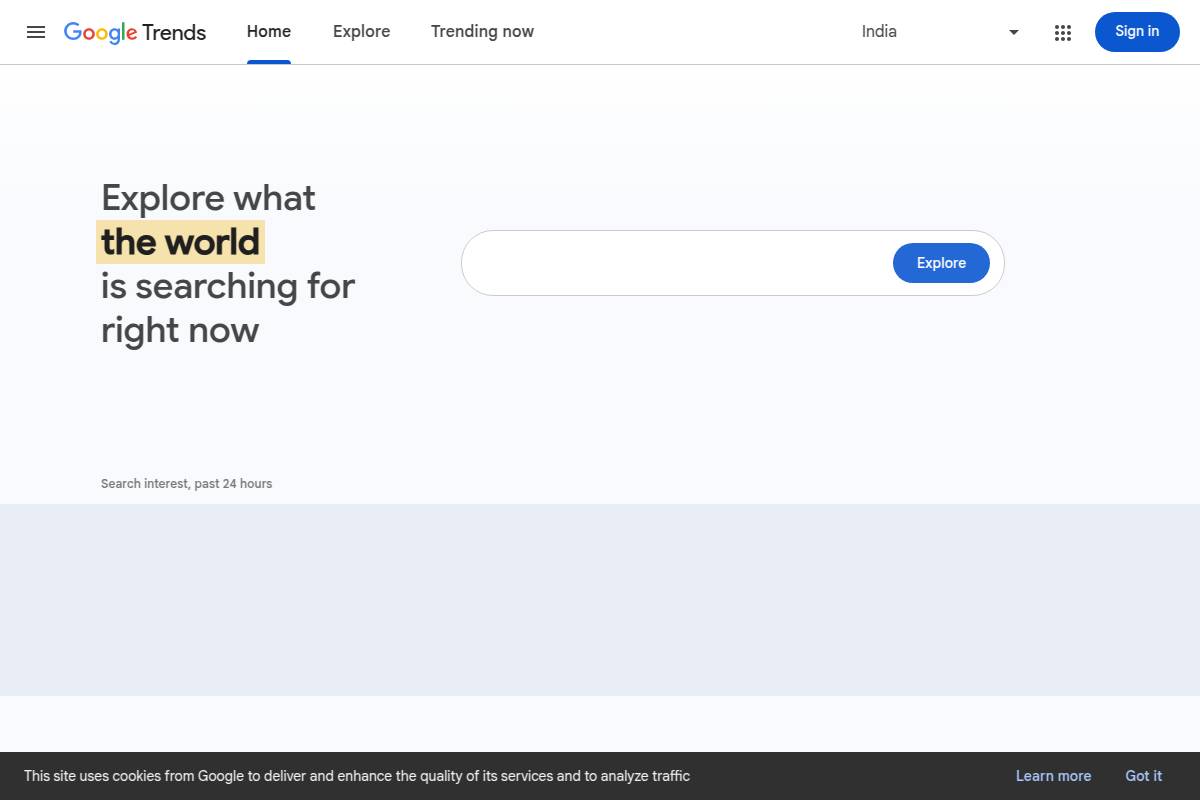 6. Google Trends: Best for Seasonality and Rising Topics