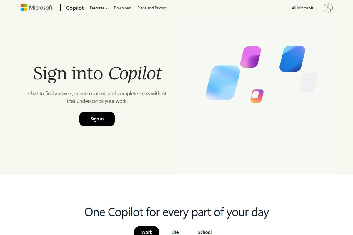 6. Microsoft Copilot: Best for AI Answers Inside Windows and Edge