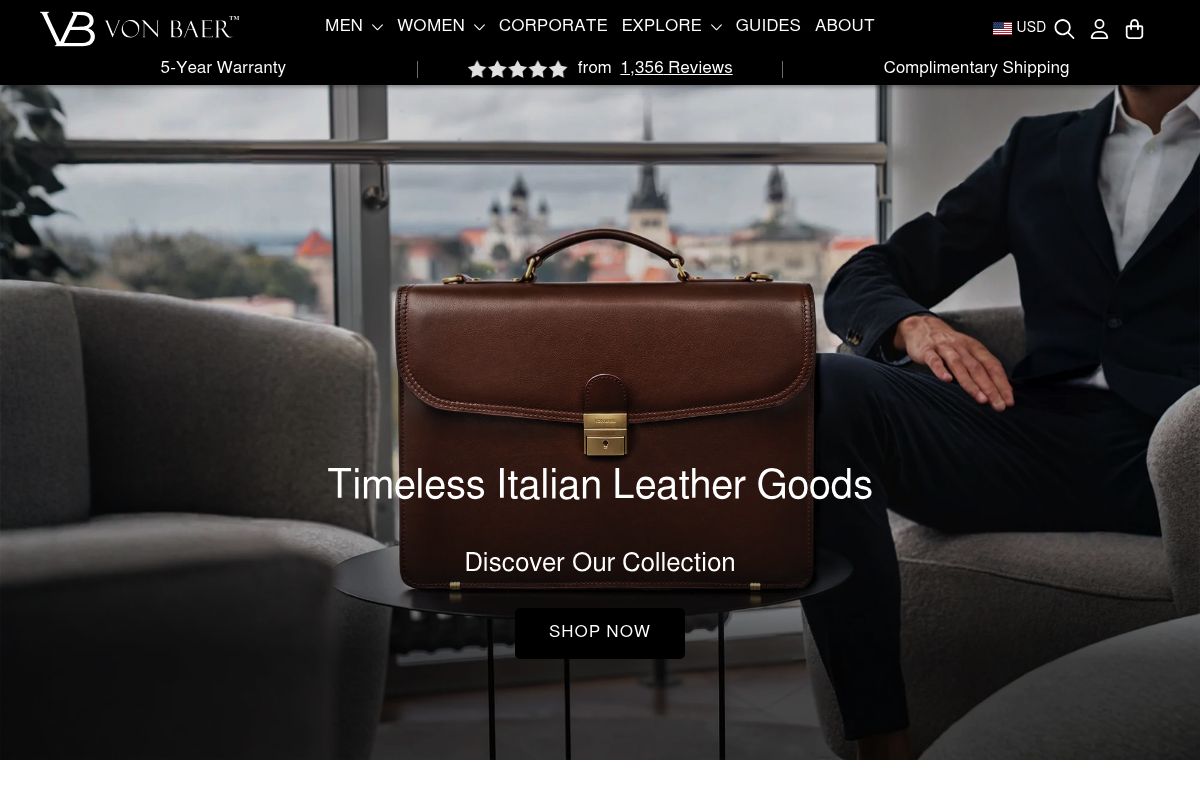 6. Von Baer: Best for Full-Grain Leather Purists