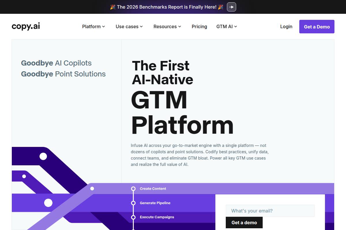 7. Copy.ai: Best for Small Teams Sharing One Chat Workspace