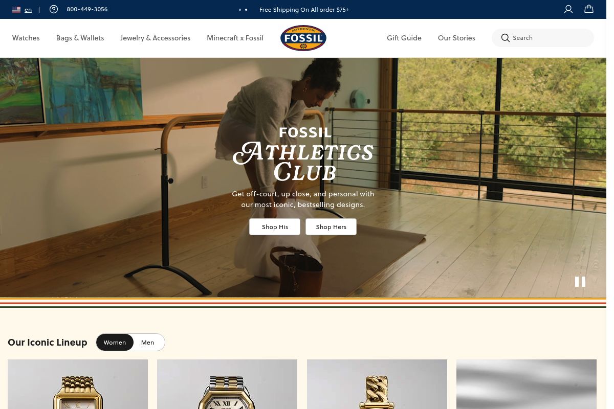 7. Fossil: Best for Accessible Everyday Leather