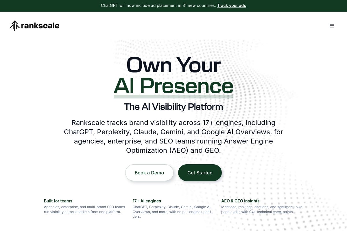 8. Rankscale: Best for Budget-Conscious Agencies Needing Broad Engine Coverage