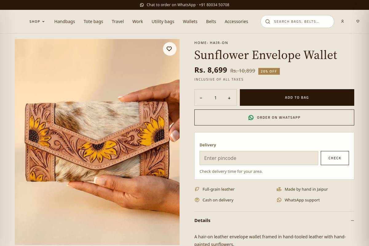 8. Sunflower Envelope Wallet on Its Own: Best Single Keepsake for Her