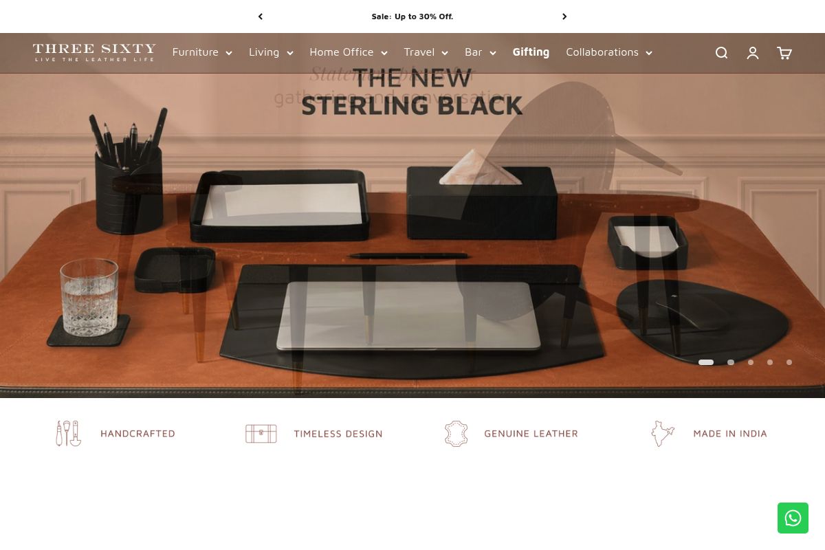 8. Three Sixty: Best for Bespoke, Made-to-Order Leather